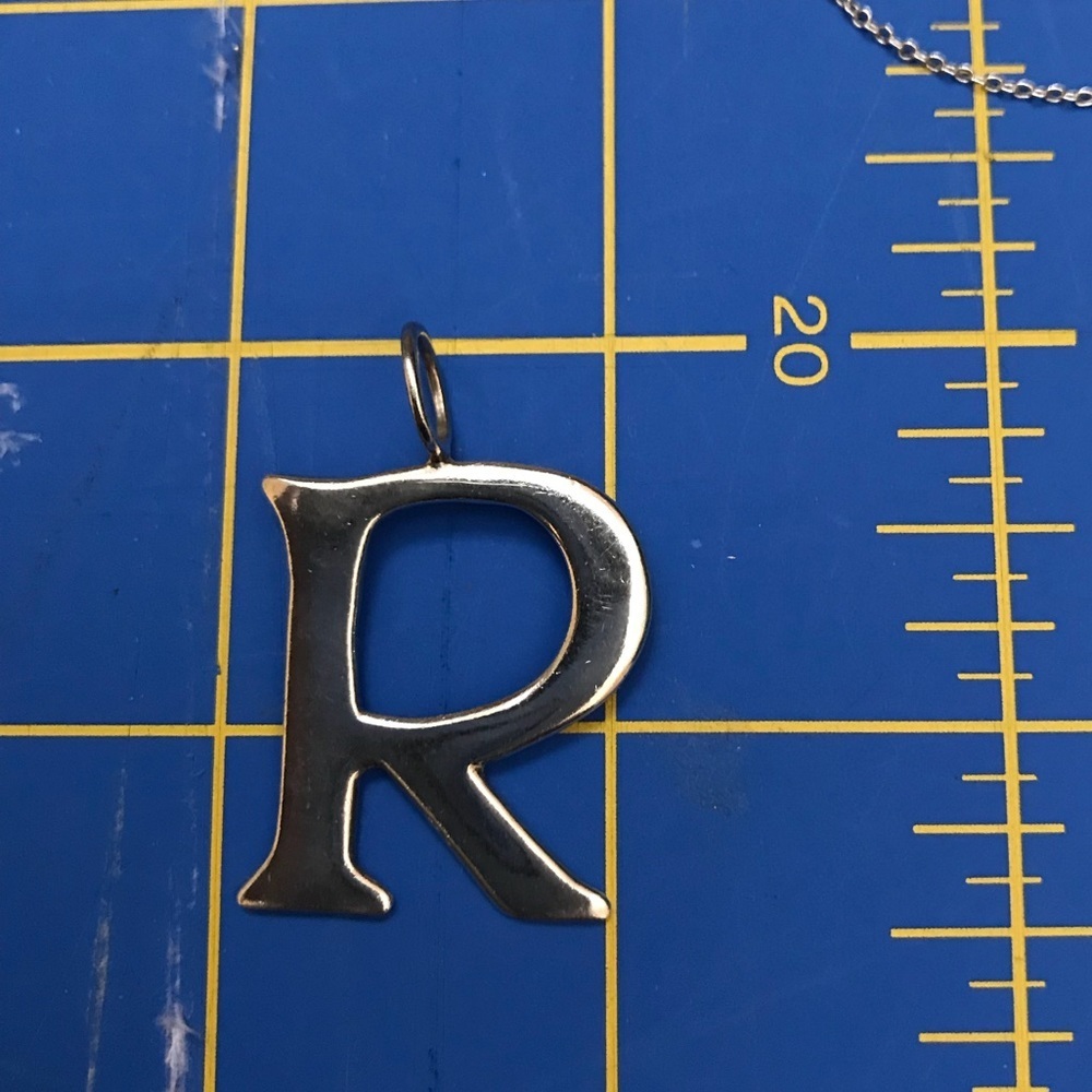 SILPADA sterling silver initial R - Picture 3 of 3